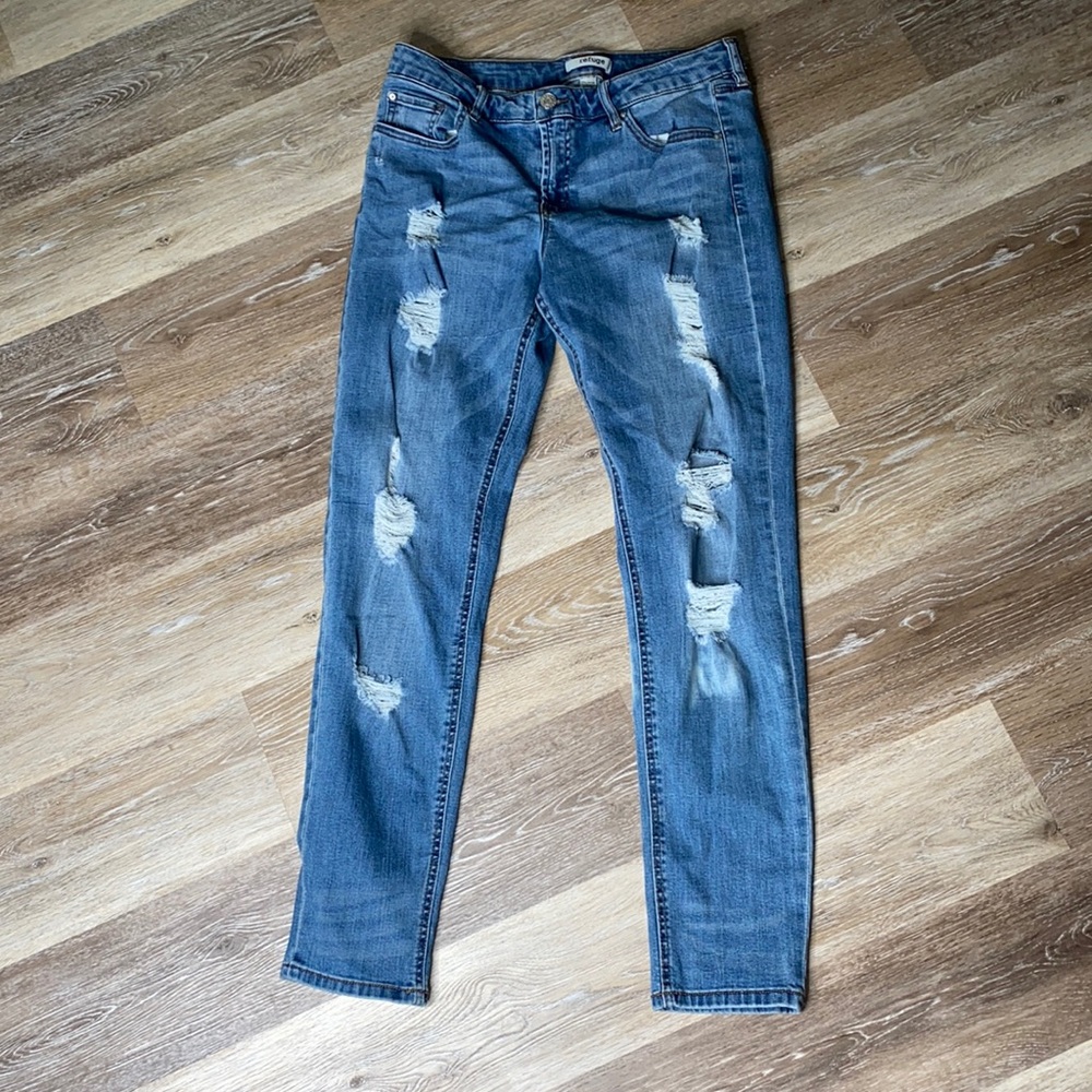 Blue cut jeans